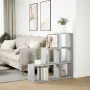 Librería divisor 3 niveles madera gris hormigón 99x29x99 cm von , Bücherregale und Regale - Ref: Foro24-857961, Preis: 61,29 ...