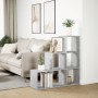 Librería divisor 3 niveles madera gris hormigón 99x29x99 cm von , Bücherregale und Regale - Ref: Foro24-857961, Preis: 62,15 ...