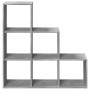 Librería divisor 3 niveles madera gris hormigón 99x29x99 cm von , Bücherregale und Regale - Ref: Foro24-857961, Preis: 62,15 ...