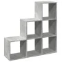 Librería divisor 3 niveles madera gris hormigón 99x29x99 cm von , Bücherregale und Regale - Ref: Foro24-857961, Preis: 61,29 ...