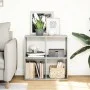 Librería divisora madera gris hormigón 69,5x29x69,5 cm by , Bookcases and shelves - Ref: Foro24-858006, Price: 41,16 €, Disco...