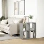 Librería divisora madera gris hormigón 69,5x29x69,5 cm by , Bookcases and shelves - Ref: Foro24-858006, Price: 41,16 €, Disco...