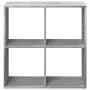 Librería divisora madera gris hormigón 69,5x29x69,5 cm by , Bookcases and shelves - Ref: Foro24-858006, Price: 41,16 €, Disco...