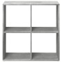 Librería divisora madera gris hormigón 69,5x29x69,5 cm von , Bücherregale und Regale - Ref: Foro24-858006, Preis: 41,75 €, Ra...