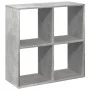 Librería divisora madera gris hormigón 69,5x29x69,5 cm by , Bookcases and shelves - Ref: Foro24-858006, Price: 41,16 €, Disco...
