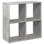 Librería divisora madera gris hormigón 69,5x29x69,5 cm von , Bücherregale und Regale - Ref: Foro24-858006, Preis: 41,75 €, Ra...