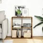 Librería divisor madera ingeniería envejecida 69,5x29x69,5 cm by , Bookcases and shelves - Ref: Foro24-858010, Price: 41,96 €...
