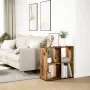 Librería divisor madera ingeniería envejecida 69,5x29x69,5 cm by , Bookcases and shelves - Ref: Foro24-858010, Price: 41,96 €...