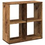 Librería divisor madera ingeniería envejecida 69,5x29x69,5 cm von , Bücherregale und Regale - Ref: Foro24-858010, Preis: 42,5...