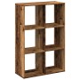 Librería divisora madera ingeniería envejecida 69,5x29x103,5 cm by , Bookcases and shelves - Ref: Foro24-858019, Price: 56,34...