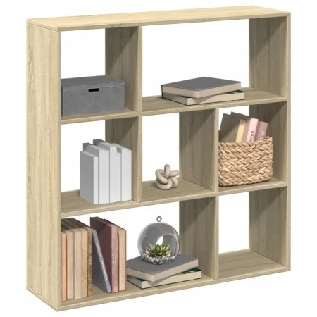 Librería divisor madera ingeniería roble Sonoma 102x29x103,5 cm de , Librerías y estanterías - Ref: Foro24-858050, Precio: 70...