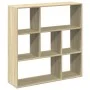 Librería divisor madera ingeniería roble Sonoma 102x29x103,5 cm de , Librerías y estanterías - Ref: Foro24-858050, Precio: 70...