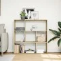 Librería divisor madera ingeniería roble Sonoma 102x29x103,5 cm de , Librerías y estanterías - Ref: Foro24-858050, Precio: 70...