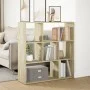 Librería divisor madera ingeniería roble Sonoma 102x29x103,5 cm de , Librerías y estanterías - Ref: Foro24-858050, Precio: 70...