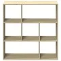 Librería divisor madera ingeniería roble Sonoma 102x29x103,5 cm de , Librerías y estanterías - Ref: Foro24-858050, Precio: 70...