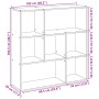 Librería divisor madera ingeniería roble Sonoma 102x29x103,5 cm von , Bücherregale und Regale - Ref: Foro24-858050, Preis: 71...