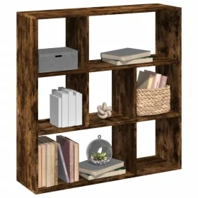 Librería divisora madera roble ahumado 102x29x103,5 cm by , Bookcases and shelves - Ref: Foro24-858052, Price: 73,69 €, Disco...