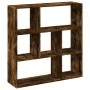 Librería divisora madera roble ahumado 102x29x103,5 cm de , Librerías y estanterías - Ref: Foro24-858052, Precio: 73,69 €, De...