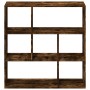 Librería divisora madera roble ahumado 102x29x103,5 cm by , Bookcases and shelves - Ref: Foro24-858052, Price: 74,91 €, Disco...