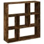 Librería divisora madera roble ahumado 102x29x103,5 cm de , Librerías y estanterías - Ref: Foro24-858052, Precio: 73,69 €, De...