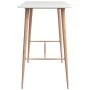 High table and 5-piece bar stools set in black and white. by vidaXL, Furniture sets for kitchens and dining rooms - Ref: Foro...