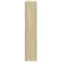 Librería divisora 4 niveles madera Sonoma 143,5x29x143,5 cm by , Bookcases and shelves - Ref: Foro24-857996, Price: 82,38 €, ...