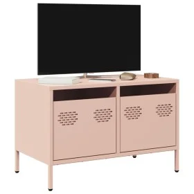 Mueble para TV acero laminado en frío rosa 68x39x43,5 cm by , TV Furniture - Ref: Foro24-851233, Price: 68,89 €, Discount: %