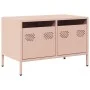 Mueble para TV acero laminado en frío rosa 68x39x43,5 cm by , TV Furniture - Ref: Foro24-851233, Price: 68,89 €, Discount: %
