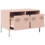 Mueble para TV acero laminado en frío rosa 68x39x43,5 cm von , TV-Möbel - Ref: Foro24-851233, Preis: 69,53 €, Rabatt: %