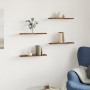 Estantes pared 4 uds madera ingeniería envejecida 40x10x1,5 cm by , Shelves - Ref: Foro24-856289, Price: 14,50 €, Discount: %