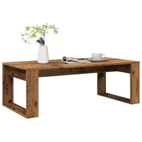 Mesa de centro madera de ingeniería envejecida 102x50x35 cm by , Coffee table - Ref: Foro24-856680, Price: 57,33 €, Discount: %