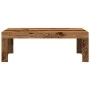 Mesa de centro madera de ingeniería envejecida 102x50x35 cm by , Coffee table - Ref: Foro24-856682, Price: 64,66 €, Discount: %