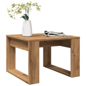 Mesa auxiliar de madera de ingeniería roble artisan 50x50x35 cm von , Seitentische - Ref: Foro24-856689, Preis: 40,27 €, Raba...