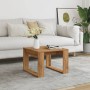 Mesa auxiliar de madera de ingeniería roble artisan 50x50x35 cm by , Side tables - Ref: Foro24-856689, Price: 40,27 €, Discou...