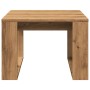 Mesa auxiliar de madera de ingeniería roble artisan 50x50x35 cm by , Side tables - Ref: Foro24-856689, Price: 40,27 €, Discou...