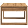Mesa auxiliar de madera de ingeniería roble artisan 50x50x35 cm by , Side tables - Ref: Foro24-856689, Price: 40,27 €, Discou...