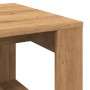 Mesa auxiliar de madera de ingeniería roble artisan 50x50x35 cm by , Side tables - Ref: Foro24-856689, Price: 40,27 €, Discou...