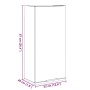 Armario de baño de pared roble artisan 32x20x67 cm von , Badezimmerwaschtische - Ref: Foro24-856938, Preis: 39,85 €, Rabatt: %