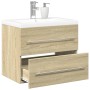 Set de muebles de baño 2 pzas madera contrachapada roble Sonoma by , bathroom vanities - Ref: Foro24-3325046, Price: 149,66 €...
