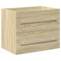 Set de muebles de baño 2 pzas madera contrachapada roble Sonoma by , bathroom vanities - Ref: Foro24-3325046, Price: 149,66 €...