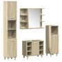 Juego de muebles de baño 4 pzas contrachapada roble Sonoma by , Bathroom furniture - Ref: Foro24-3324970, Price: 219,64 €, Di...