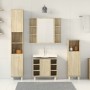 Juego de muebles de baño 4 pzas contrachapada roble Sonoma by , Bathroom furniture - Ref: Foro24-3324970, Price: 219,64 €, Di...