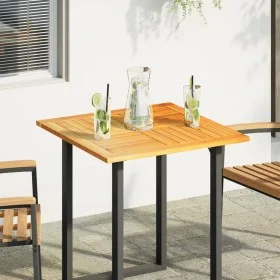 Tablero de mesa cuadrado madera maciza de acacia 70x70x2 cm by , Table tops - Ref: Foro24-4004255, Price: 54,80 €, Discount: %