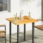 Tablero de mesa cuadrado madera maciza de acacia 70x70x2 cm by , Table tops - Ref: Foro24-4004255, Price: 54,80 €, Discount: %