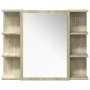 Juego de muebles de baño 4 pzas contrachapada roble Sonoma de , Muebles de baño - Ref: Foro24-3324970, Precio: 215,90 €, Desc...