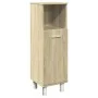 Juego de muebles de baño 4 pzas contrachapada roble Sonoma de , Muebles de baño - Ref: Foro24-3324970, Precio: 215,90 €, Desc...