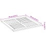 Tablero de mesa cuadrado madera maciza de acacia 70x70x2 cm de , Tableros para mesas - Ref: Foro24-4004255, Precio: 56,06 €, ...