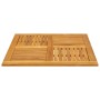 Tablero de mesa cuadrado madera maciza de acacia 90x90x2,2 cm de , Tableros para mesas - Ref: Foro24-4004257, Precio: 101,80 ...