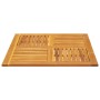 Tablero de mesa cuadrado madera maciza de acacia 90x90x2,2 cm de , Tableros para mesas - Ref: Foro24-4004257, Precio: 101,80 ...