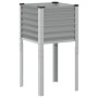 Jardinera de acero gris 45x45x88 cm von , Töpfe und Pflanzgefäße - Ref: Foro24-4008964, Preis: 29,06 €, Rabatt: %